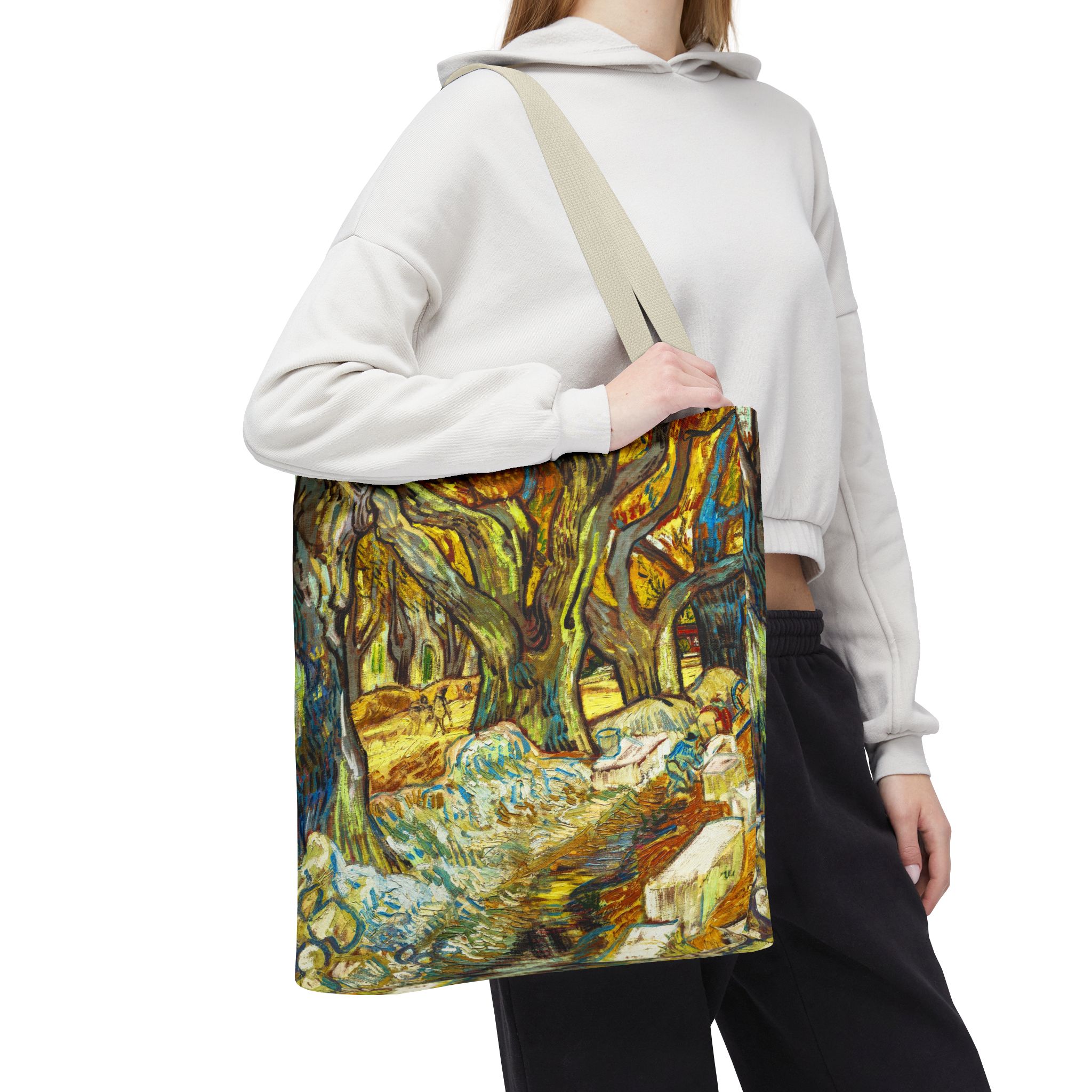 Van Gogh Large Plane Trees Tote Bag 2 Van Gogh Large Plane Trees Tote Bag - Image 2