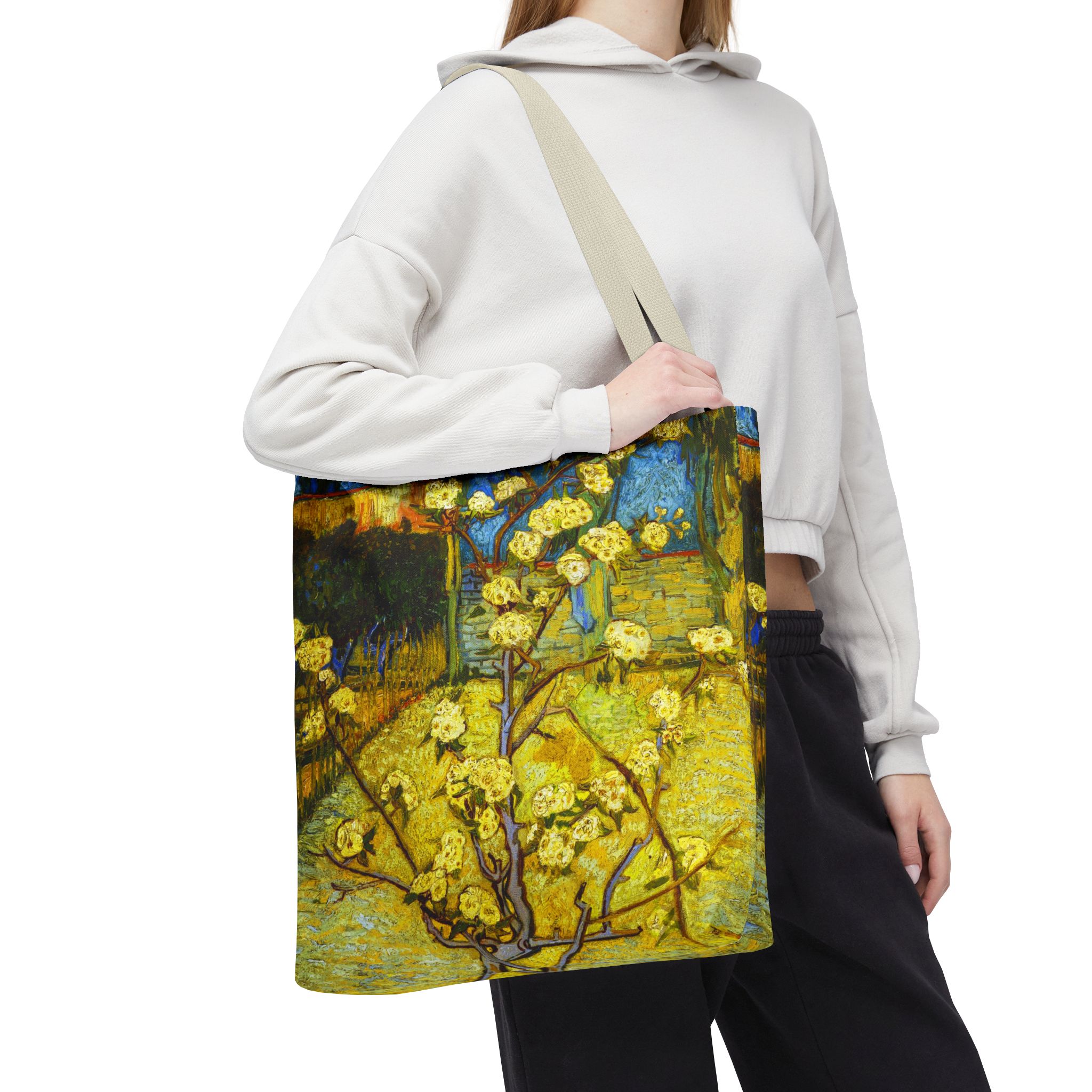 Van Gogh Pear Tree In Blossom Tote Bag - Image 2